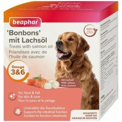 Beaphar LACHSÖL BONBONS 245 г. - бонбони с сьомга, 40 бр