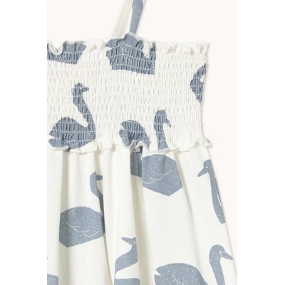 Tinycottons Детска памучна рокля Tinycottons BIG SWANS KNITTED DRESS (SS26.003)