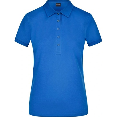 James & Nicholson Polokošile JN 709 elastická krátký rukáv dámská COT-02070905001 Královská modrá