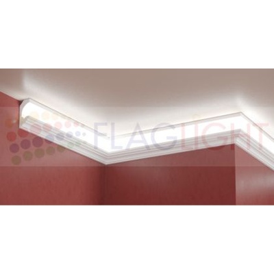 Ld-01 Декоративен профил за скрито led осветление ► 2 метра (ld01)