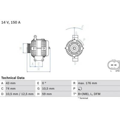 Generátor BOSCH 0 986 047 920