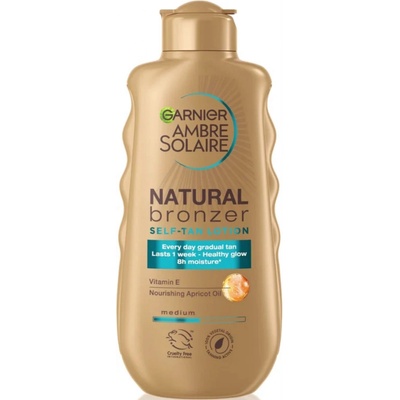 Garnier Ambre Solaire Natural Bronzer Samoopalovací mléko, 200 ml – Zboží Dáma