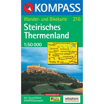 Kompass: WK 216 Steirisches Thermenland 1:50 000