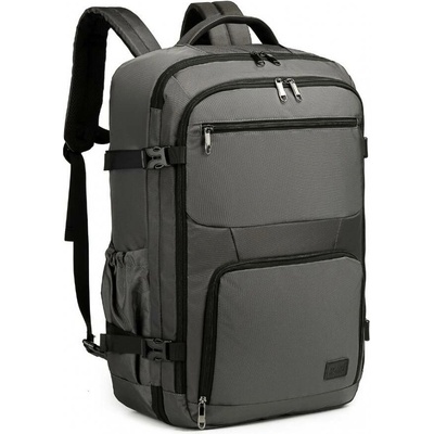 Konofactory Šedý objemný cestovní do letadla Explorer 39 l
