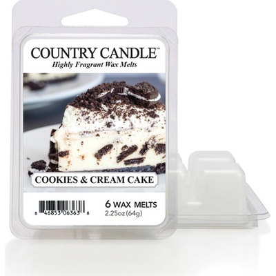 Country Candle Cookies & Cream Cake vosk do aromalampy 64 g