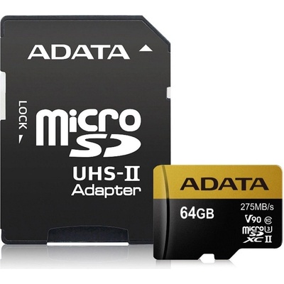ADATA microSDXC Class 10 64GB AUSDX64GUII3CL10-CA1