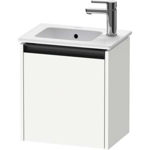 Duravit Ketho. 2 - Шкафче за умивалник 44x41x29 см, 1 врата, панти отляво, матово бяло K25060L18180000 (K25060L18180000)