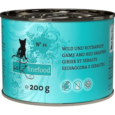 Catz finefood No.21 so zverinou a ostriežik morským 200 g