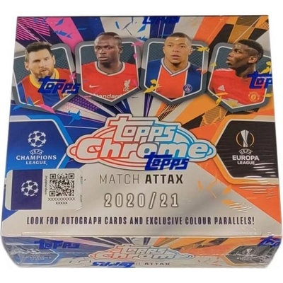 Topps 2020-21 Chrome Match Attax Hobby Box