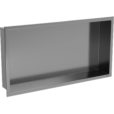 Mexen X-Wall-R вградена полица с яка 60 x 30 см, четка в цвят gun gray - 19E0603010 (19E0603010)