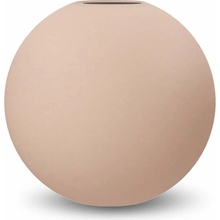 COOEE Design Kulatá váza Ball Blush 10 cm, béžová barva, keramika