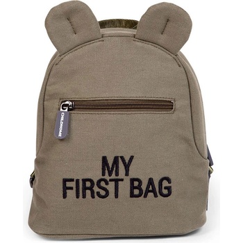 Childhome batoh My First Bag Canvas khaki