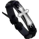 HARAHU Гривна JO - 40933 Cross - Черна / Сребърна KP40933
