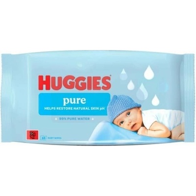 HUGGIES Pure vlhčené obrúsky 48 ks