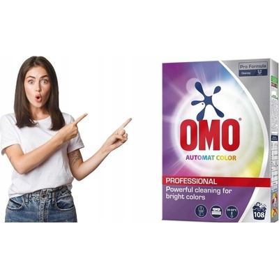 Omo Professional Color prášok na pranie 5,4 kg 108 PD