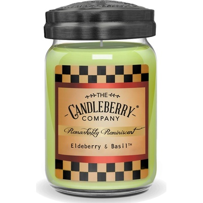 Candleberry Candle Elderberry & Basil 624 g