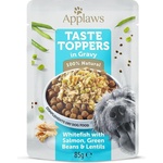 Applaws Капсула Applaws Dog Taste Toppers in Gravy бяла риба, сьомга, фасул и леща 85 г