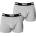 Lonsdale Мъжки боксерки Lonsdale Lonsdale Trunk Shorts 2 Pack Mens - Grey