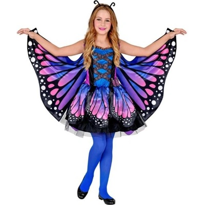 Widmann Син костюм на пеперуда с крила - размер 158 см (09848)