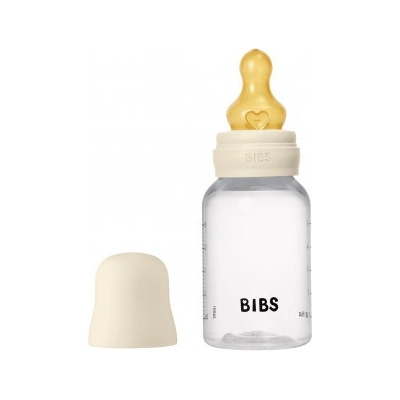 Bibs antikoliková fľaša s kaučuk cumlíkom Ivory 150ml