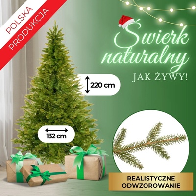 Springos CT0206 PRÍRODNÁ SMREK 220 CM