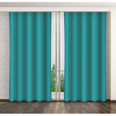 Jednofarebný záves tyrkysový ZMA56 Rozmer závesu: 160x250cm