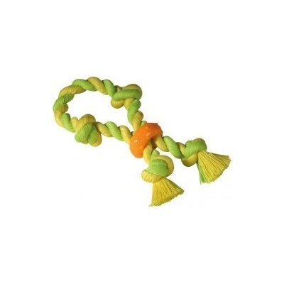IdealDog Barevné lano s uzly Mini corde 12 x 5 cm
