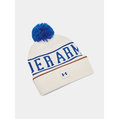 Under Armour Halftime Pom beanie bílá