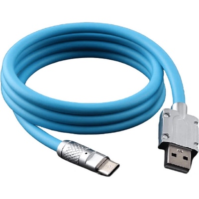 SES 15829 Odolný USB 2.0 - USB C, 2m, modrý