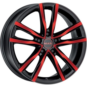 MAK MILANO 7x18 5x114,3 ET45 black & red