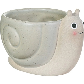 Sass & Belle Покритие за кашпа от каменна керамика ø 9 cm Snail - Sass & Belle (XDC653)