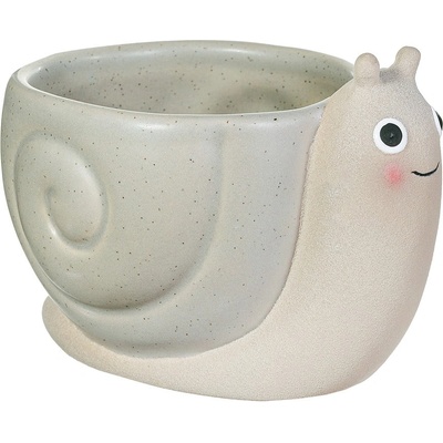 Sass & Belle Покритие за кашпа от каменна керамика ø 9 cm Snail - Sass & Belle (XDC653)