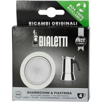 Bialetti 4 nerez sitko + silikonové tesnenie