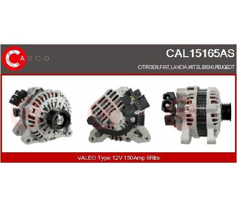 generátor CASCO CAL15165AS