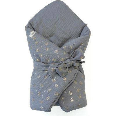 Bellou Zavinovačka Muslin Flower Grey