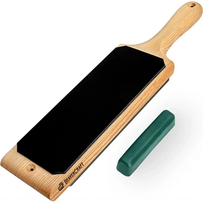 BeaverCraft Kůže na obtahování LS1P1 s brusnou pastou – Zboží Dáma