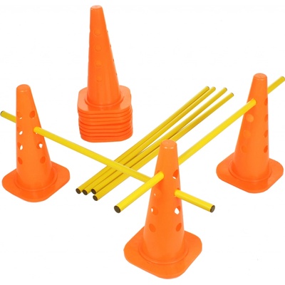 Merco 6x sada na přeskoky HS 12x kužel + 6x tyč včetně tašky – Zboží Dáma