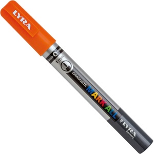 LYRA Graduate Mark Permanent Химикал маркер 1 mm Orange 1 бр (6810013)