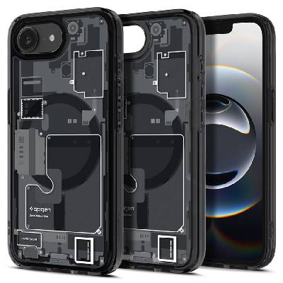 Удароустойчив кейс с MagSafe пръстен за iPhone 16e от Spigen Ultra Hybrid Mag - Zero One (8809971239714)