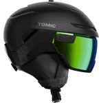 Atomic Ски каска Atomic Savor GT Visor HD S2 Ski helmet - Black / Green HD - размер One Size (418-1614-0112)