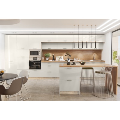 IRIM Модулна кухня с остров 9173 корпус сонома арвен 629 / фронт крийм гланц