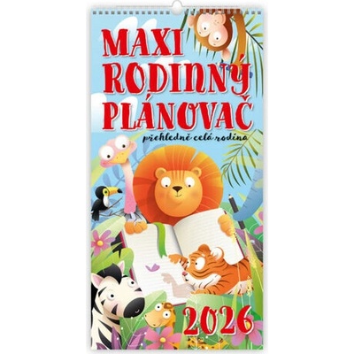 MAXI rodinný plánovač nástěnný 2026
