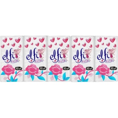 Elfi friendly hygienické vreckovky 2-vrstvové 10 ks