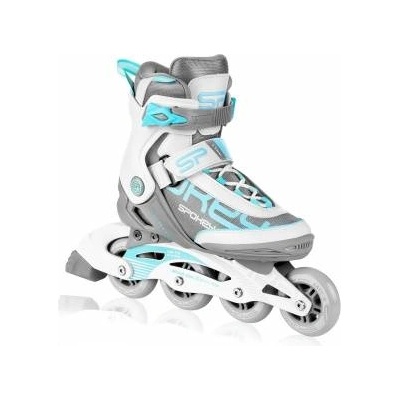 Spokey Rollerblades Spokey Prime Pro, white/grey/light blue, 38