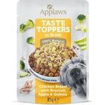 Applaws Капсула Applaws Dog Taste Toppers in Broth пилешко филе, броколи, ябълка, киноа 85 г