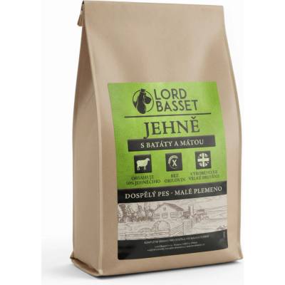 Lord Basset Monoprotein Bez obilovin Malá plemena Jehně 6 kg