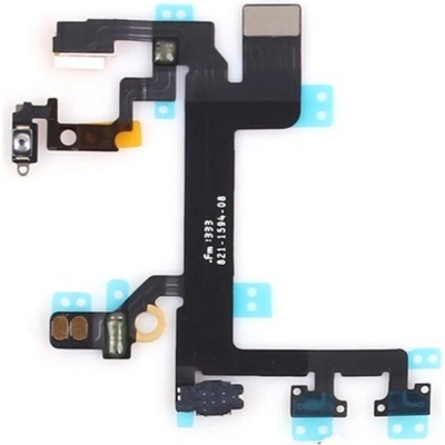 AppleKing flex kábel s prepínačom Mute + ovládanie hlasitosti + Power spínač pre Apple iPhone 5S