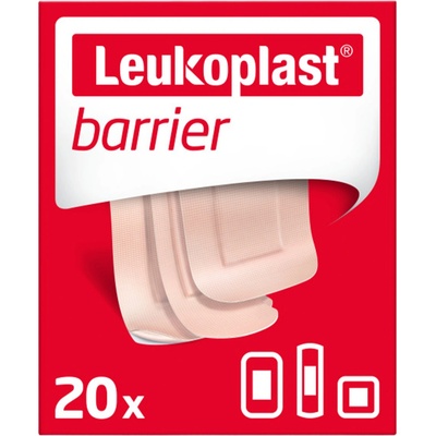 LEUKOPLAST AQUA PRO náplasť na rany, vodeodolná, 3 veľkosti, (inov.2020/2021) 20 ks