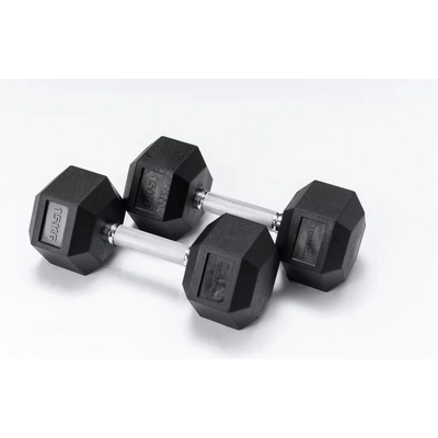 TRUESTEEL StrongGear Hexagonální jednoruční činky 15 kg