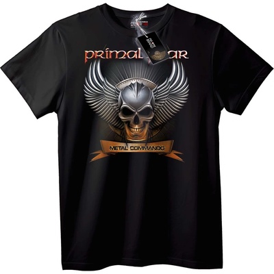 NOONEBRAND Тениска Примален Метъл Командос - 2XL, Black